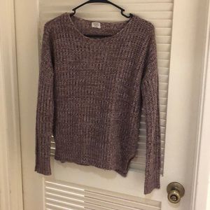 Baby pink and maroon Casual sweater!